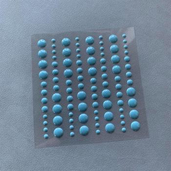 Enamel Dots - Aqua