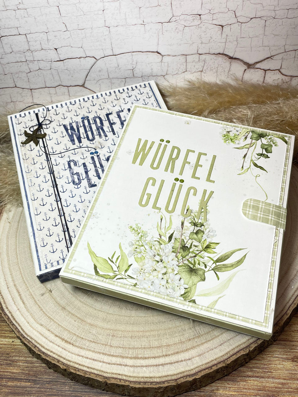 Anleitung: Würfelglück Verpackung ohne Punch Board