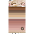 Studio Light 6x12" Unicolor Paper Pad - Teddy's Tea Time