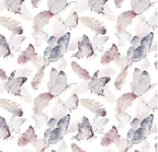Designpapier - Hintergrund-Schmetterlinge & Federn