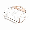 Stanze ‚Pillowbox mit Grifflasche‘