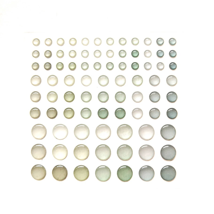Enamel Dots „Aqua“