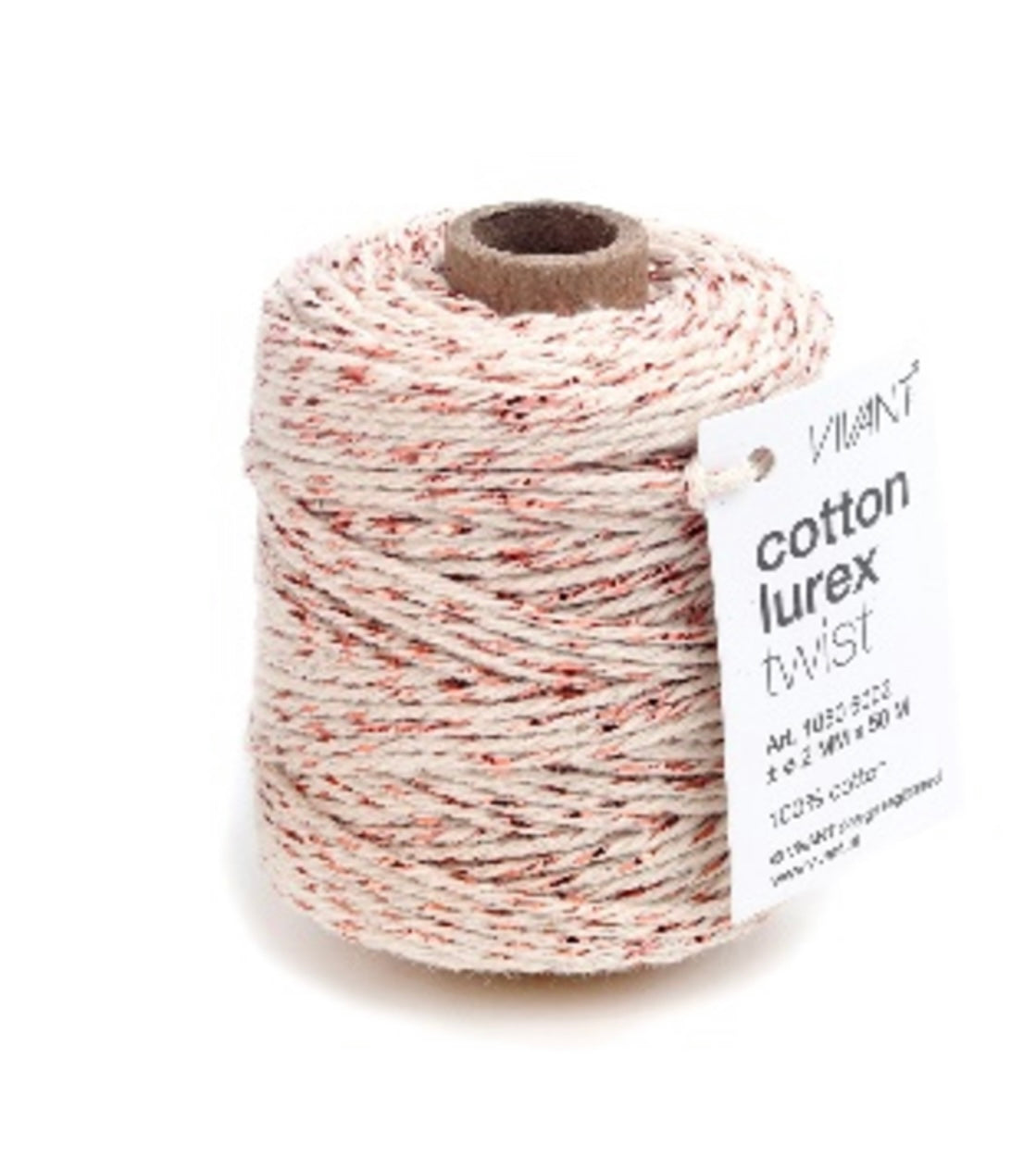 Cotton Lurex - Rose Gold