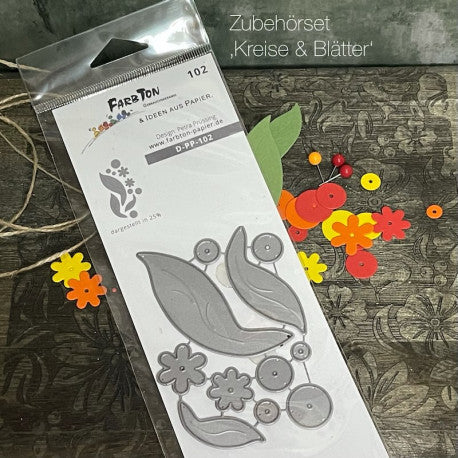 Zubehör -Set 102 `Kreise und Blätter`
