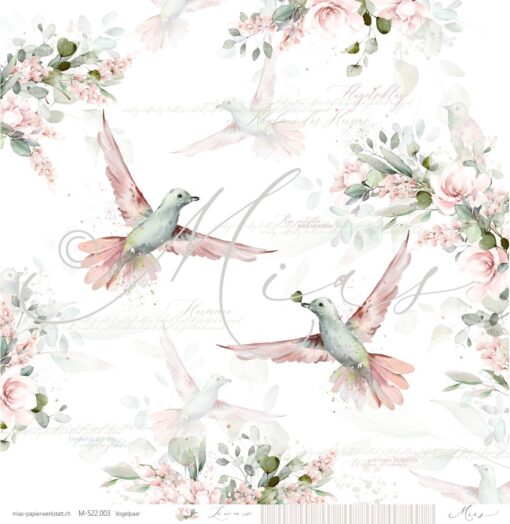 Vogelpaar – La vie en rose