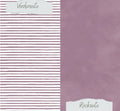 Designpapier - Basic - Malve - Streifen + Uni - Doppelseitig bedruckt