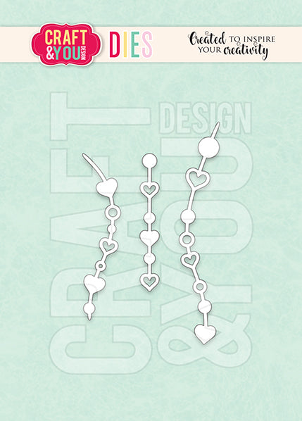 Dekorative hänge Streifen: Craft and you Design
