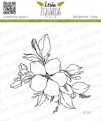 Kirschblüten Kontur - Stempel