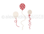 Stanzschablone 'Luftballons mit Schnüren'