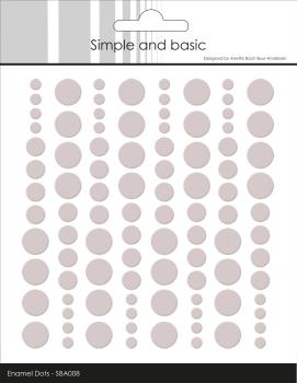 Enamel Dots - Baileys Brown