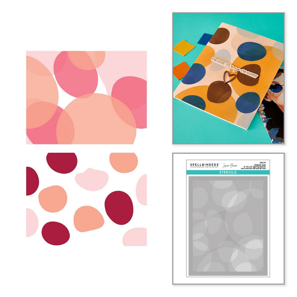 Spellbinders • Schablonen Ambient Aura 6St.