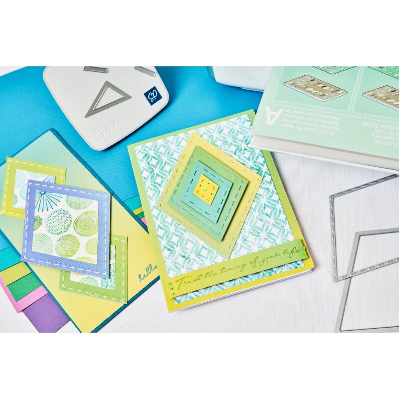 Stencil - Cosmopolitan, Uptown Adornment - Sizzix