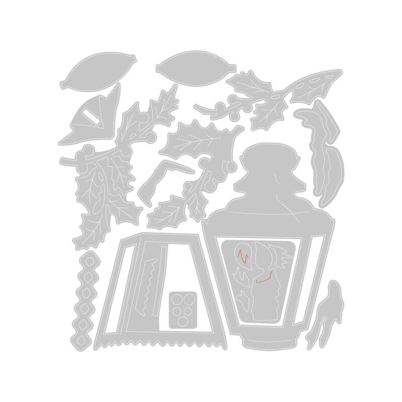 Sizzix Thinlits Die by Olivia Rose Lamp Light