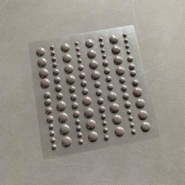 Enamel Dots - Warm Grey