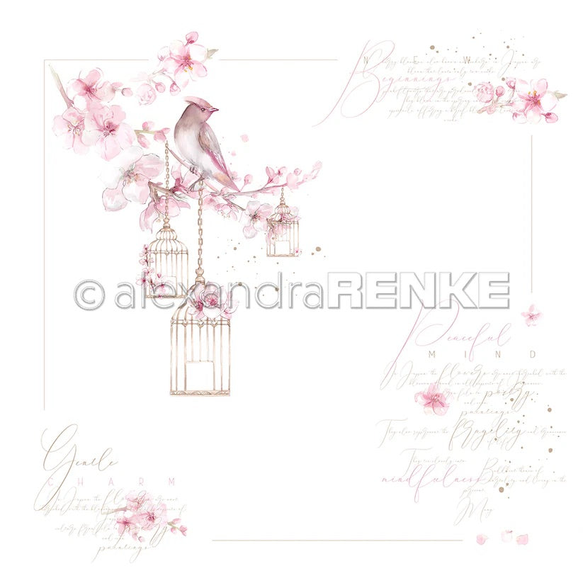 Kirschblüten - Vogel