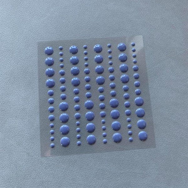 Enamel Dots - Eggplant